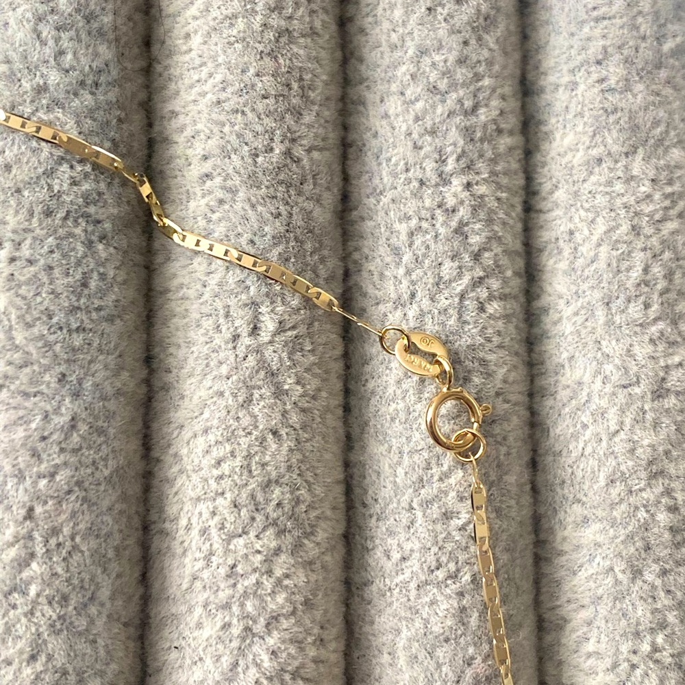 Solid 14k mariner chain